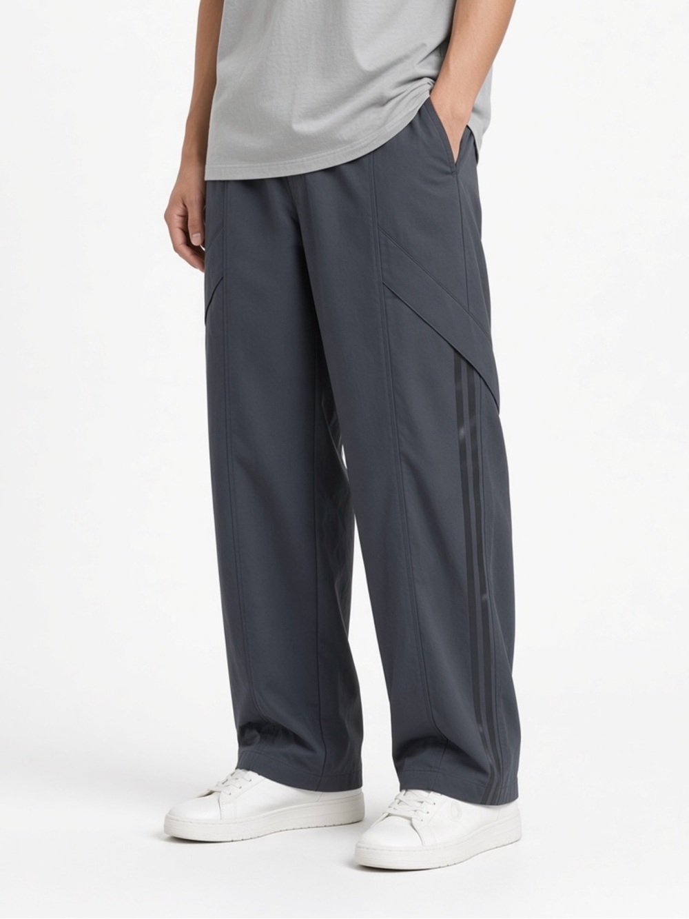 Adidas in collaboration with Pop Trading Charcoal Tech Trousers Pants